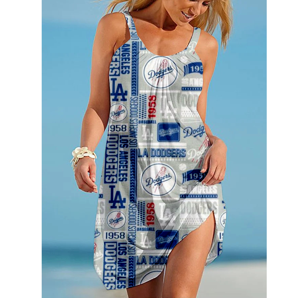 Los Angeles Dodgers Loose Holiday Beach Dress
