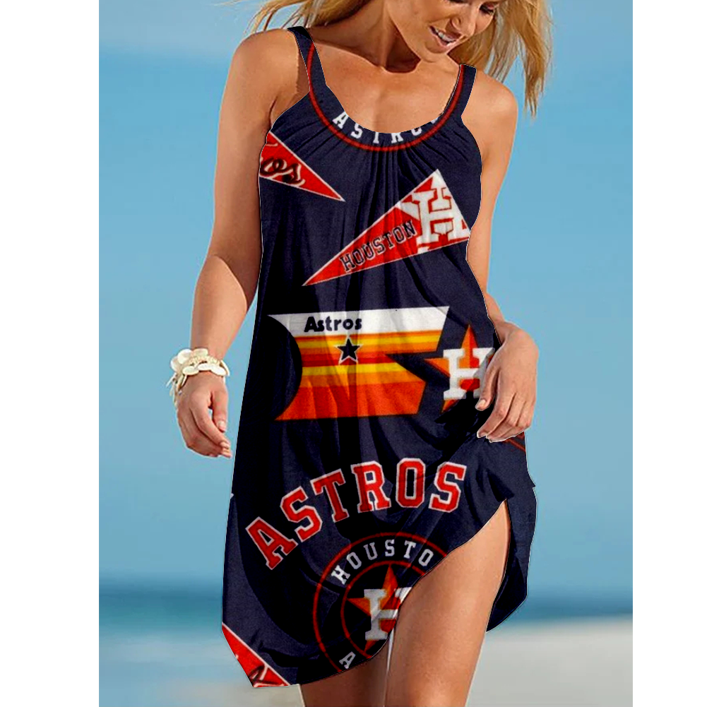 Houston Astros Loose Holiday Beach Dress