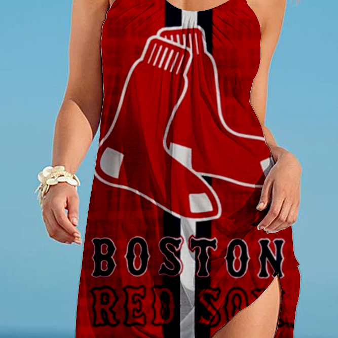 Boston Red Sox Loose Holiday Beach Dress