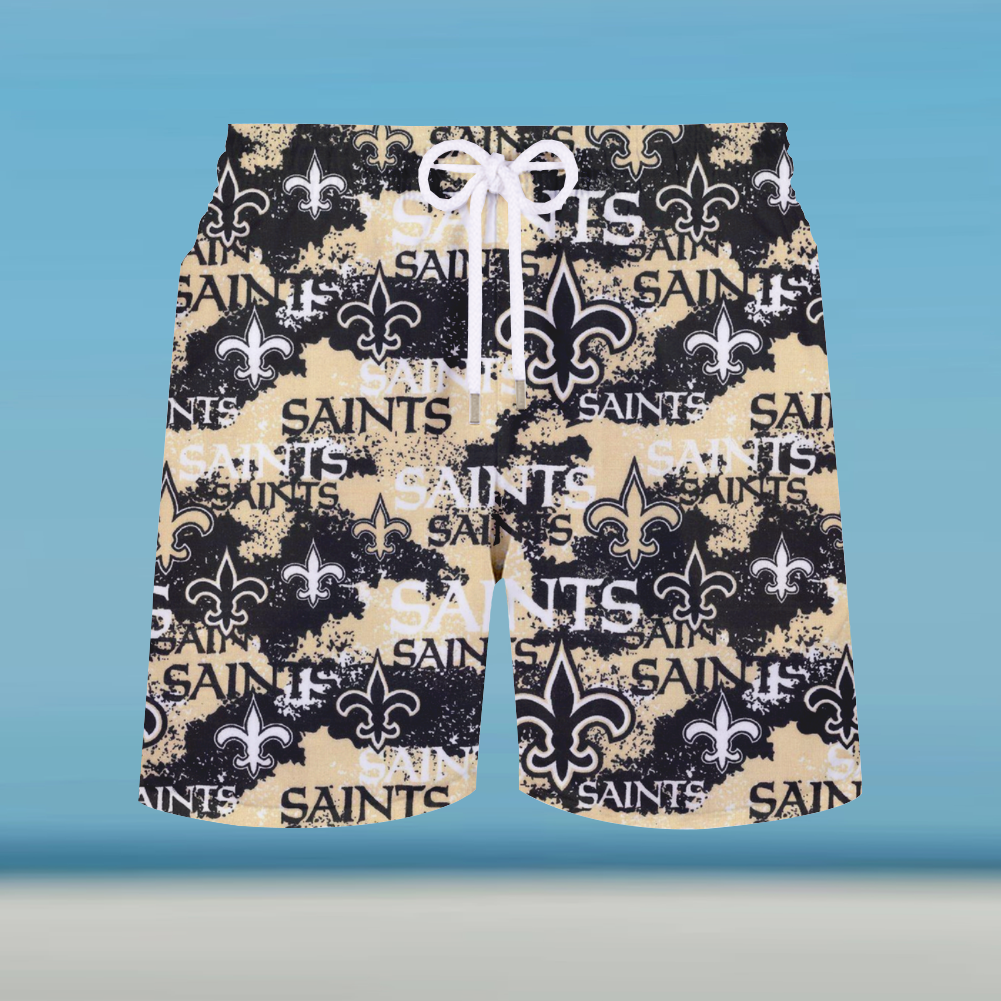 New Orleans Saints Men's Drawstring Shorts