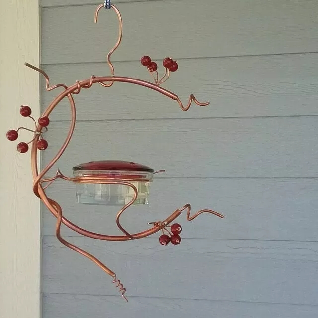 Red Berries Hummingbird Feeder