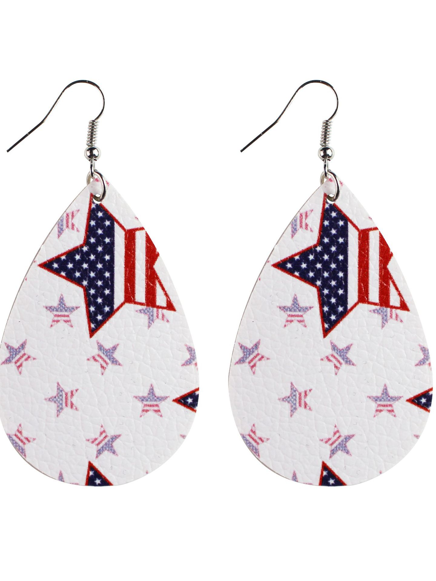 Women's Drop-shaped Independence Day Star Earrings