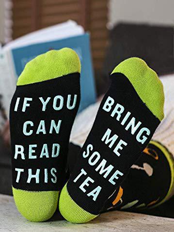 If You Can Read This Bring Me Some Tea Hallmark Socks