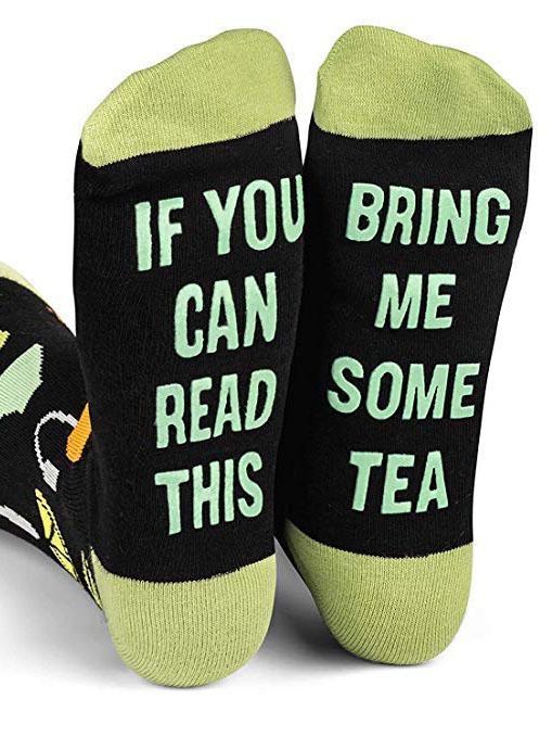 If You Can Read This Bring Me Some Tea Hallmark Socks