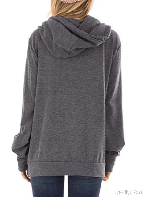 Women's Faith Printed Cowl Neck Drawstring Hooded Sweatshirt