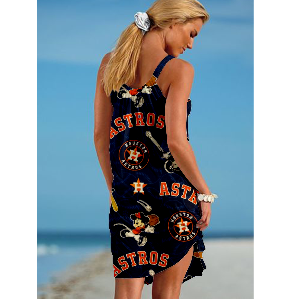 Houston Astros Loose Holiday Beach Dress