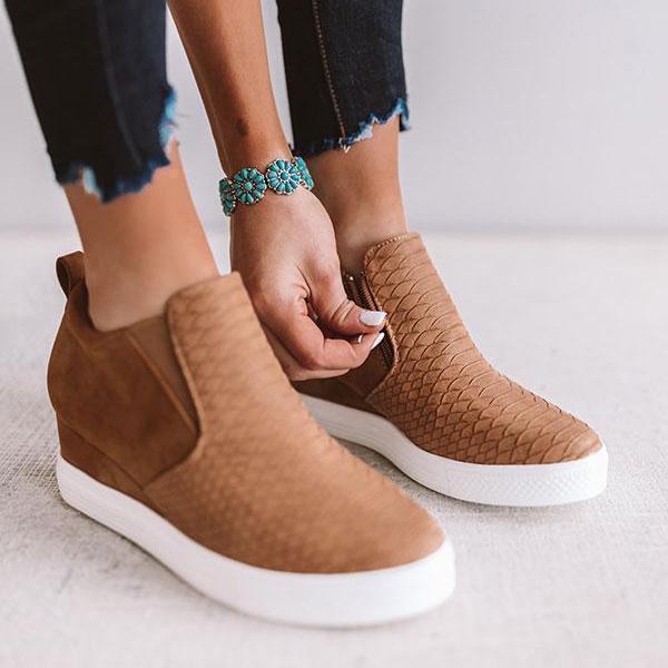 Solespairs Wedge Daily Comfy Sneakers