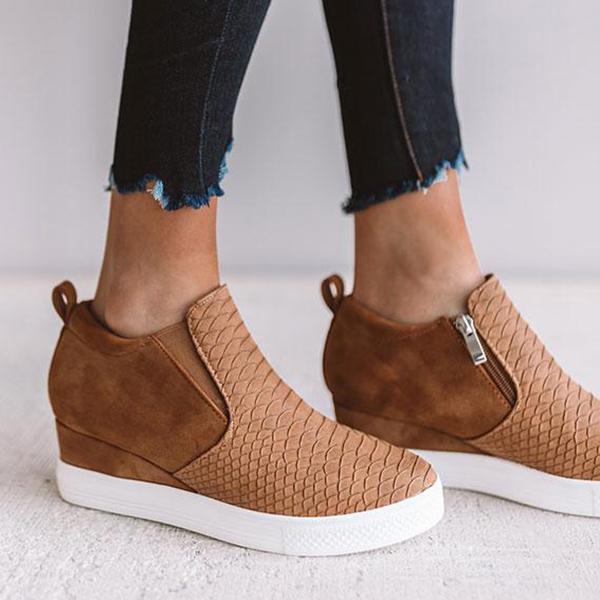 Solespairs Wedge Daily Comfy Sneakers