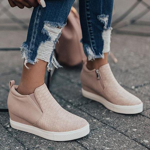 Solespairs Wedge Daily Comfy Sneakers