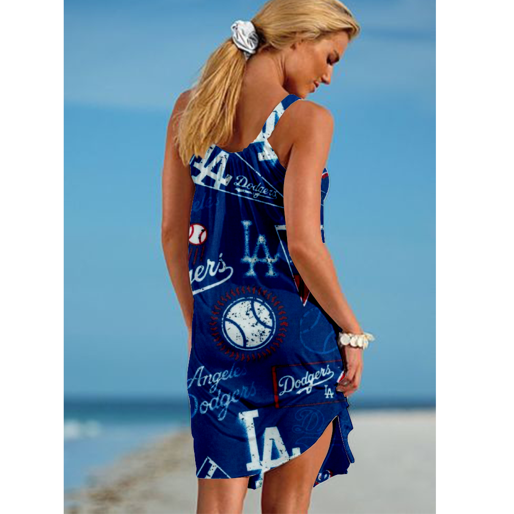 Los Angeles Dodgers Loose Holiday Beach Dress