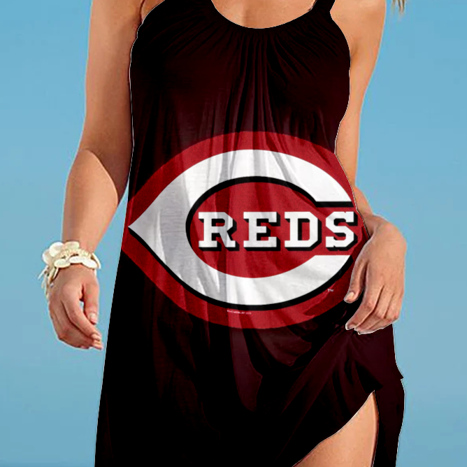 Cincinnati Reds Loose Holiday Beach Dress