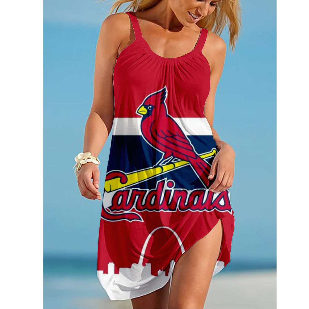 St. Louis Cardinals Loose Holiday Beach Dress