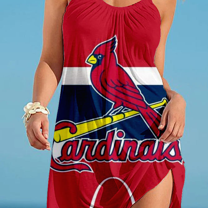 St. Louis Cardinals Loose Holiday Beach Dress