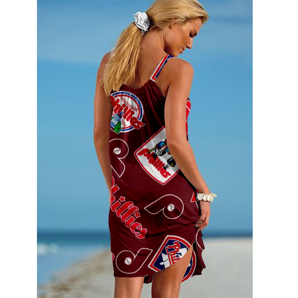 Philadelphia Phillies Loose Holiday Beach Dress