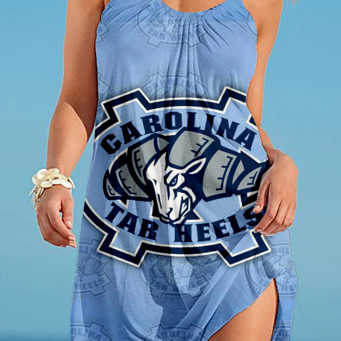 Carolina Tar Heels Loose Holiday Beach Dress