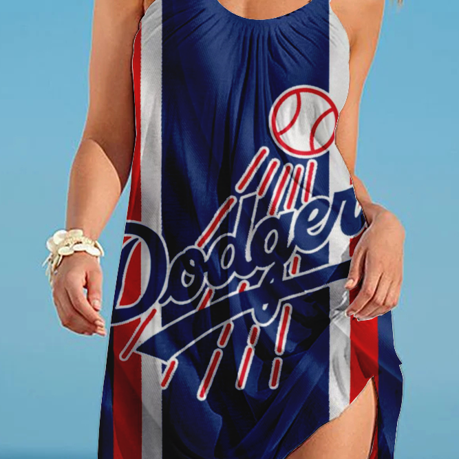 Los Angeles Dodgers Loose Holiday Beach Dress